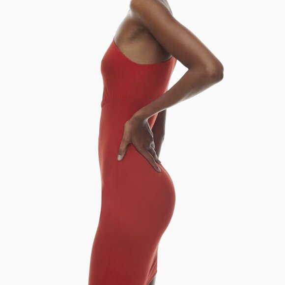 Aritzia TEN SPOTLIGHT DRESS XS Flashing Red Brand New With Tags! $88 - Picture 4 of 9